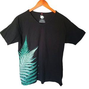 Wild Kiwi New Zealand T-Shirt Graphic Tee Ferns XXL Plus sixe